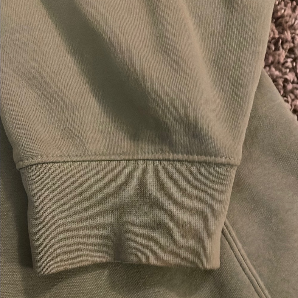 Nike Men's Olive Sweater Hoodie - Picture 5 of 8